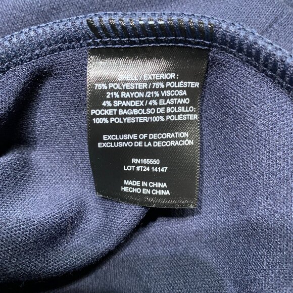 NWT 32 Degree Heat Men's size Medium Navy Full Zip Hooded Jacket - Picture 9 of 10